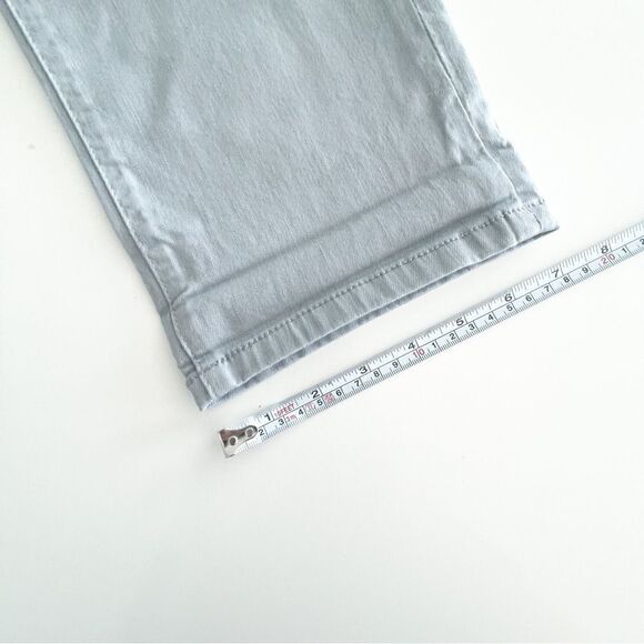 Santana Jeans Tummy Control Light Blue Straight Leg Crop Belted Women's 6 NWT - Picture 10 of 11